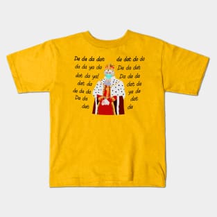 Funny Alexander Hamilton King George Da Da Da Dat Da Kids T-Shirt